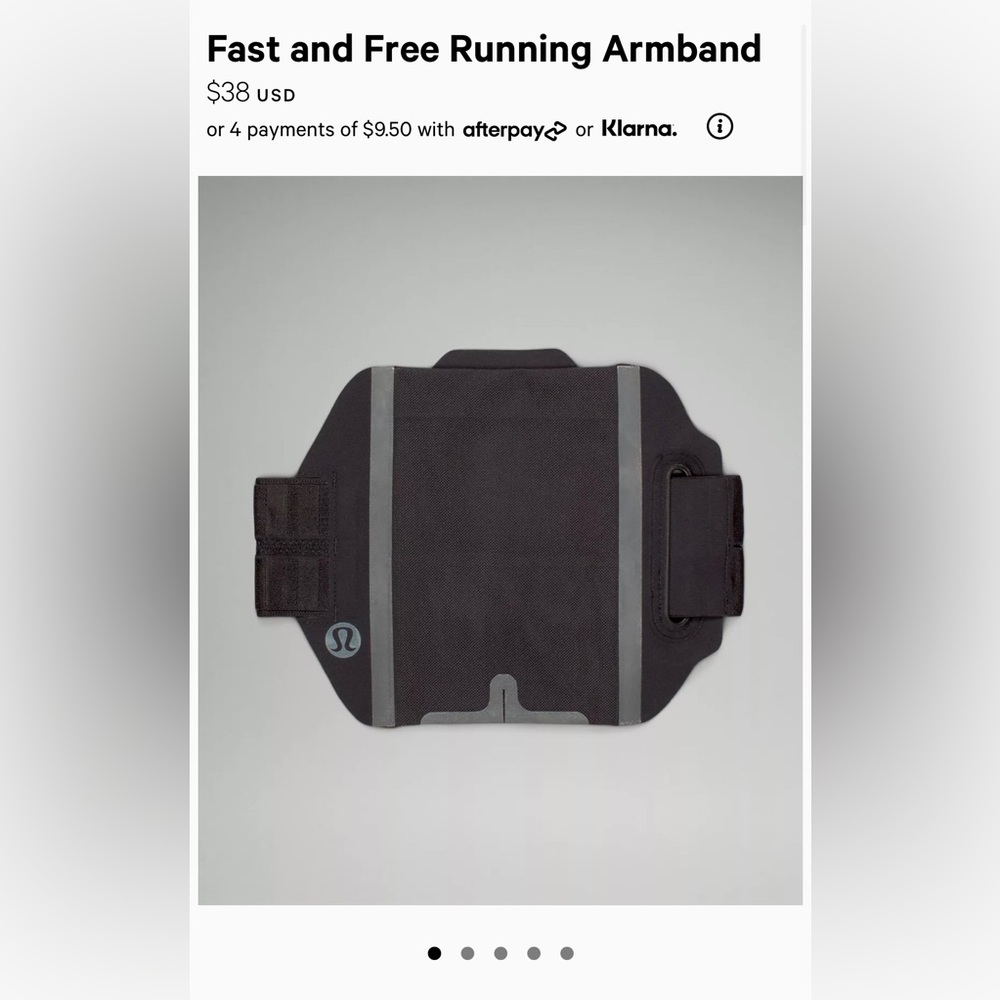 Lululemon Fast and Free Running Armband